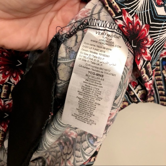 Vero Moda Printed Tunic Dress - Picture 4 of 5